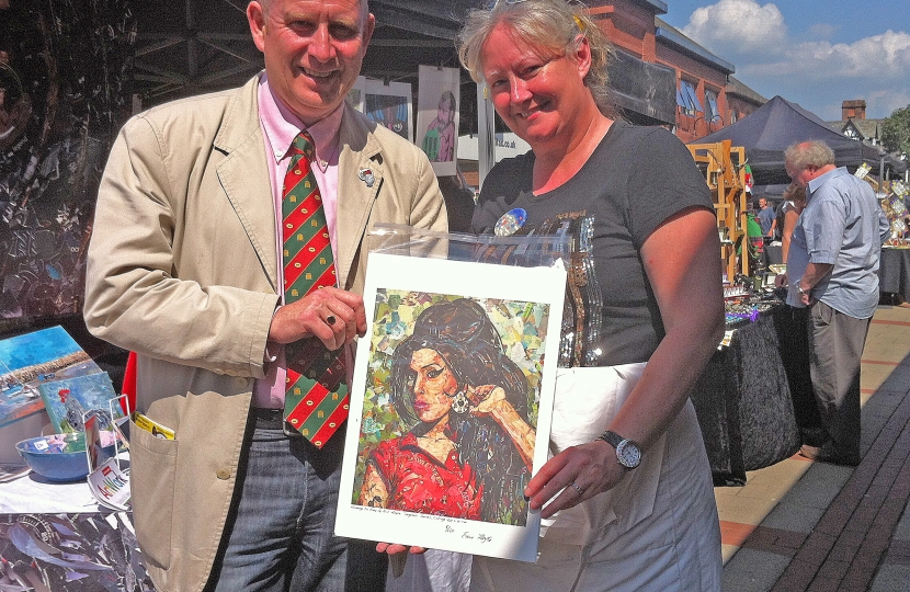 northwich artisan fete graham evans mp