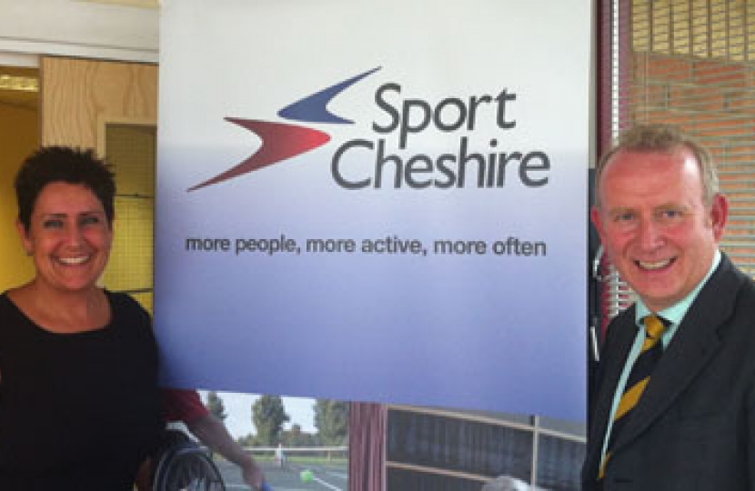 graham evans mp cheshire sport